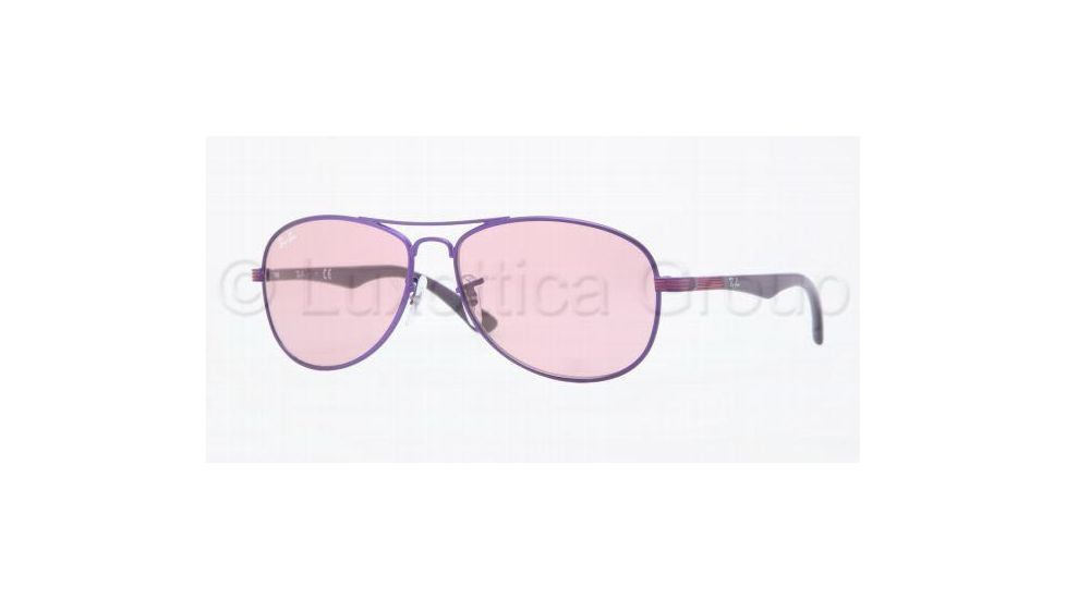 Ray-Ban RJ9529S Single Vision Prescription Sunglasses RJ9529S-237-84-5013 - Lens Diameter: 50 mm, Frame Color: Dark Violet