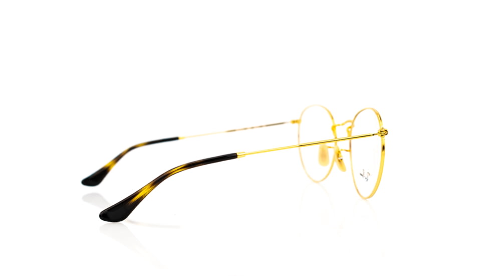 Ray-Ban ROUND METAL RX3447V Eyeglass Frames 2500-50 - Gold Frame