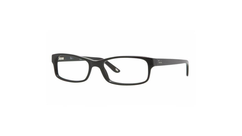 Ray-Ban RX5187 SV Prescription Eyeglasses - Shiny Black Frame / 50 mm Prescription Lenses, 2000-5016
