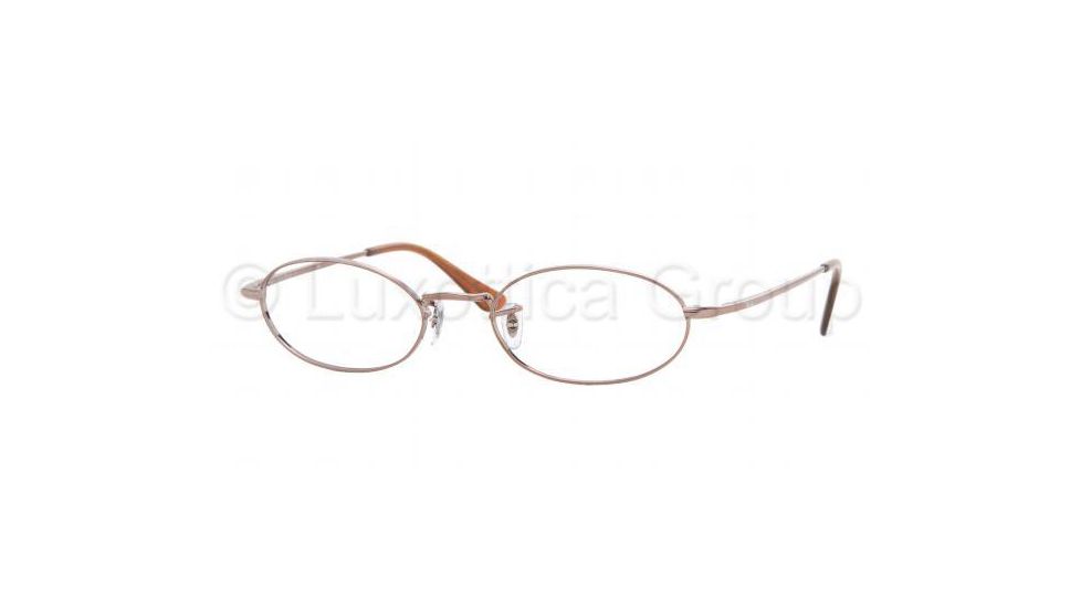 Ray Ban RX6160 Bifocal Eyeglasses, Light Brown Gloss Frame / 50 mm Prescription Lenses, 2531 5019
