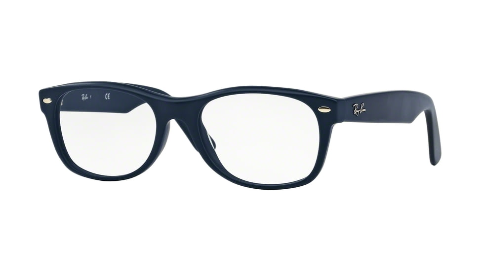 Ray-Ban New Wayfarer Eyeglasses RX5184 with Rx Prescription Lenses 5583-50 - Sand Blue Frame