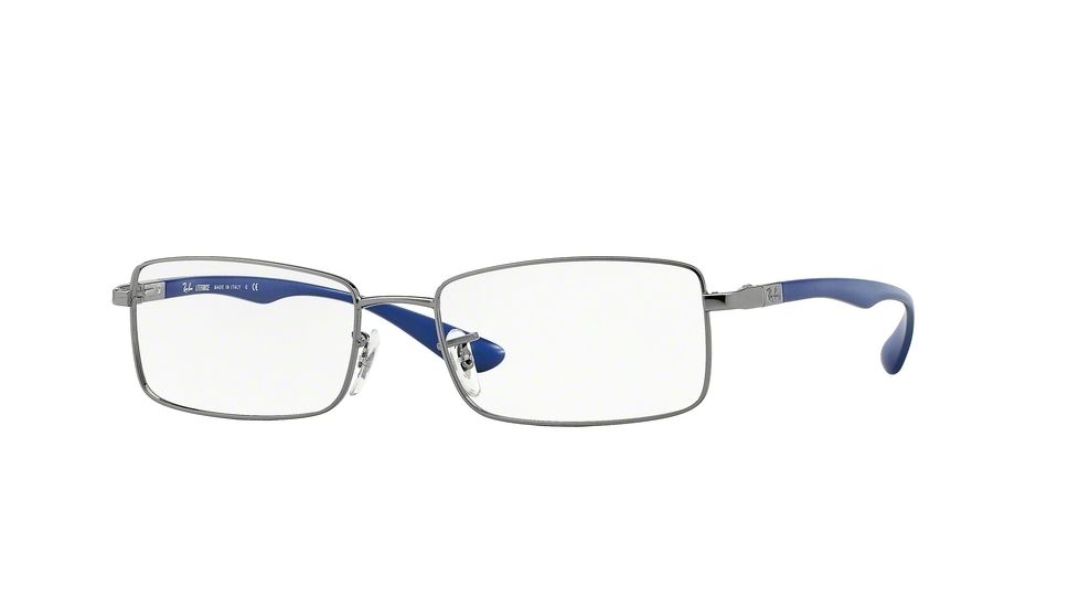 Ray-Ban RX6286 Eyeglass Frames 2502-54 - Gunmetal Frame, Gray-Green Lenses