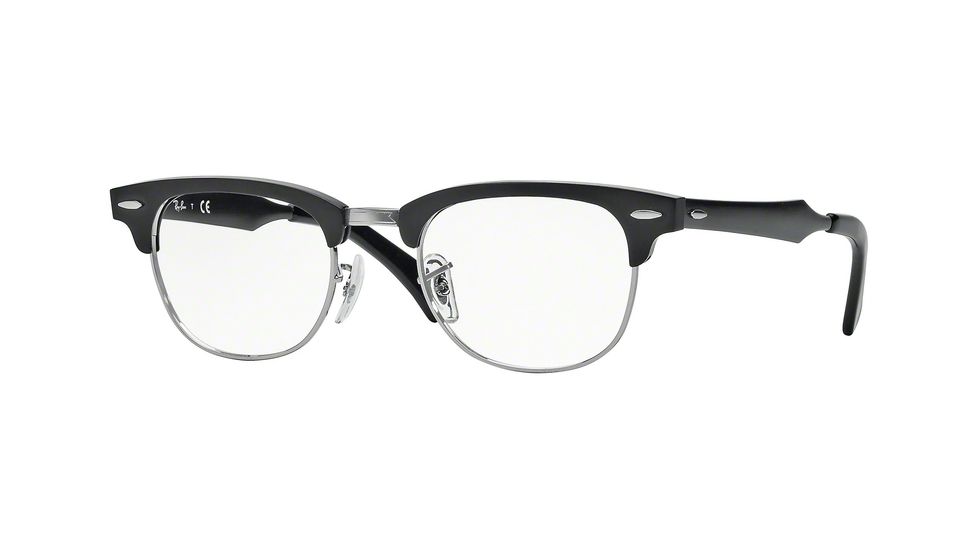 Ray-Ban RX6295 Single Vision Prescription Eyeglasses 2804-49 - Top Red On Black Frame
