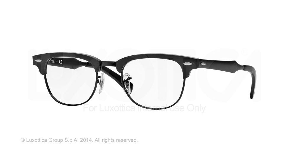 Ray-Ban RX6295 Single Vision Prescription Eyeglasses 2805-49 - Brusched Black Frame