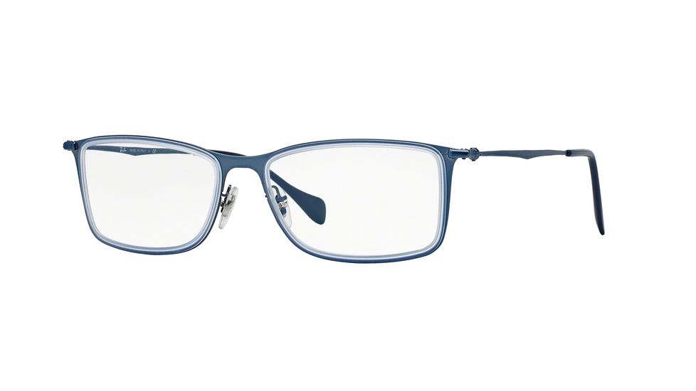 Ray-Ban RX6299 Eyeglass Frames 2755-55 - Demigloss Blue Frame