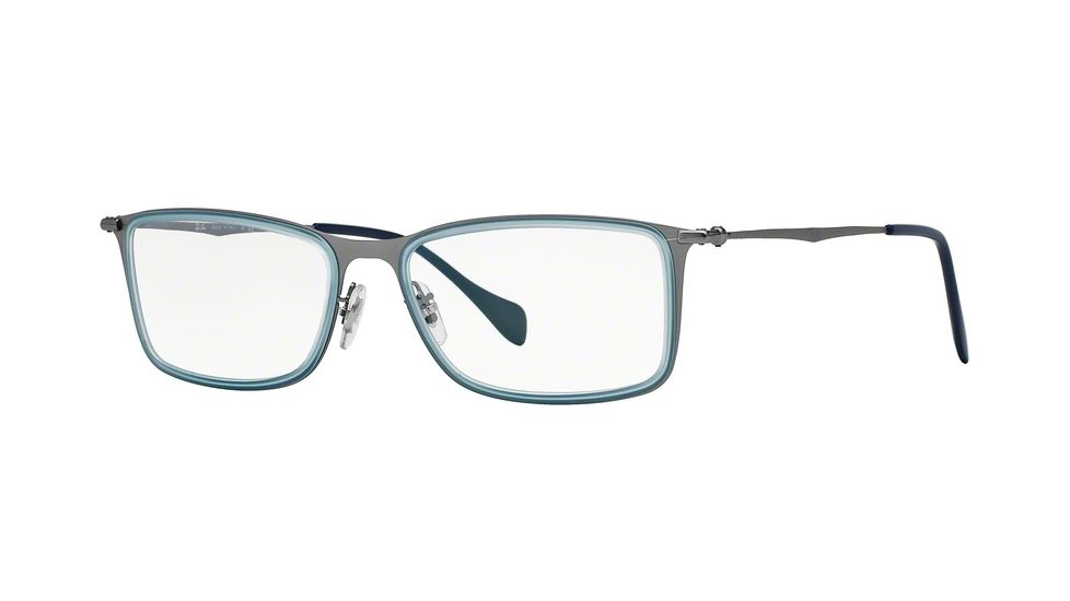 Ray-Ban RX6299 Eyeglass Frames 2810-53 - Demigloss Gunmetal Frame