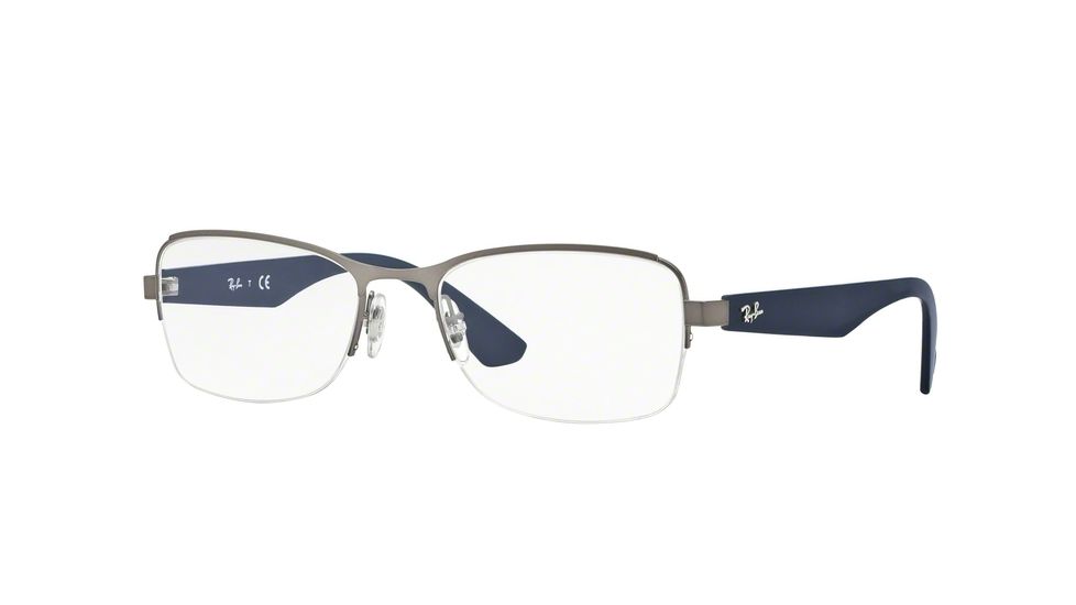 Ray-Ban RX6309 Single Vision Prescription Eyeglasses 2620-52 - Matte Gunmetal Frame