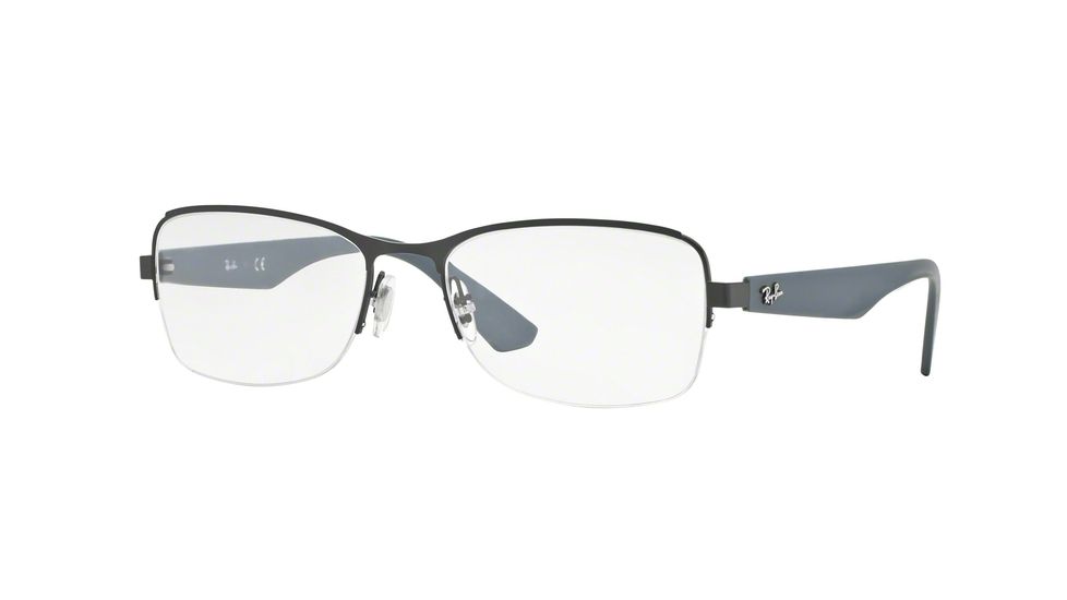 Ray-Ban RX6309 Single Vision Prescription Eyeglasses 2822-52 - Matte Black Frame