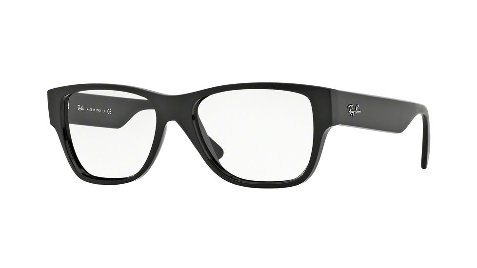 Ray-Ban RX7028 Bifocal Prescription Eyeglasses 2000-53 - Shiny Black Frame