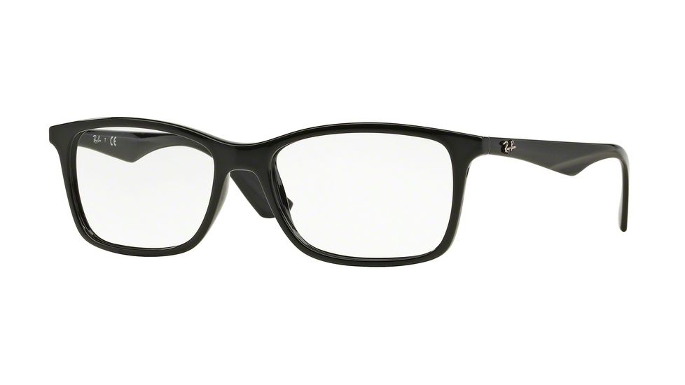 Ray-Ban RX7047 Bifocal Prescription Eyeglasses 2000-56 - Black Frame