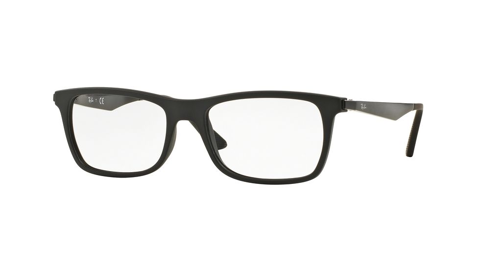 Ray-Ban RX7062 Eyeglass Frames 2077-53 - Matte Black Frame