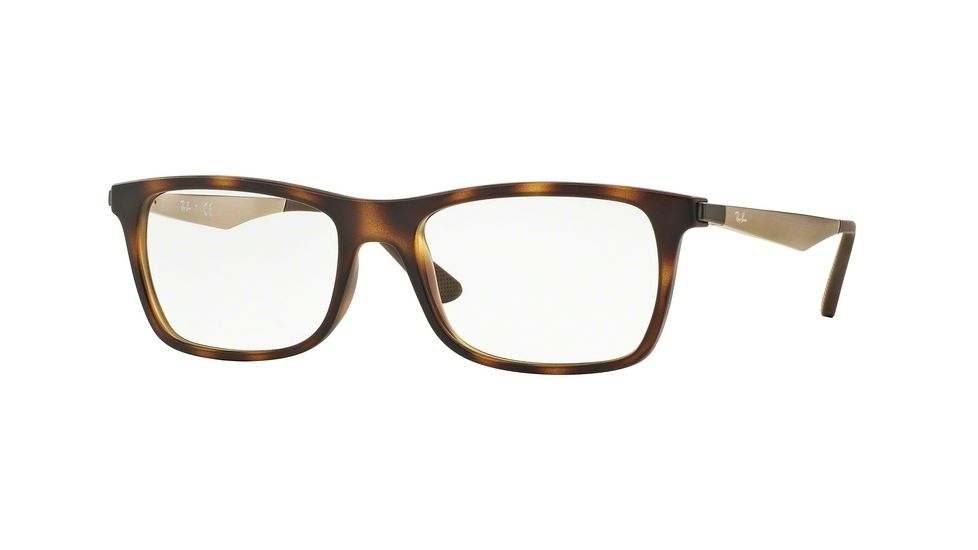 Ray-Ban RX7062 Eyeglass Frames 5200-53 - Matte Havana Frame