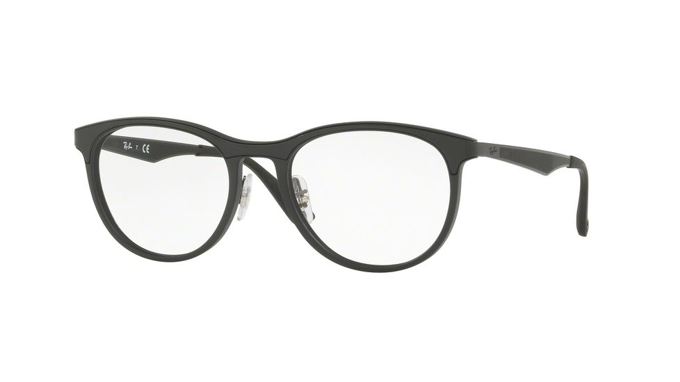 Ray-Ban RX7116 Eyeglass Frames 5196-51 - Matte Black Frame