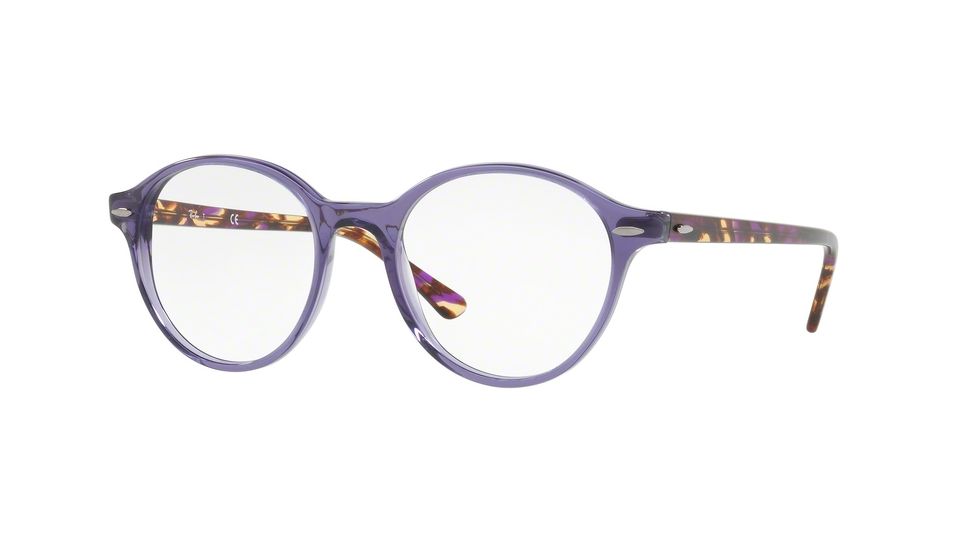 Ray-Ban RX7118 Eyeglass Frames 8020-48 - Trasparent Violet Frame