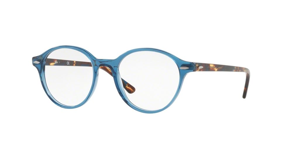 Ray-Ban RX7118 Eyeglass Frames 8022-50 - Trasparent Grey/blue Frame