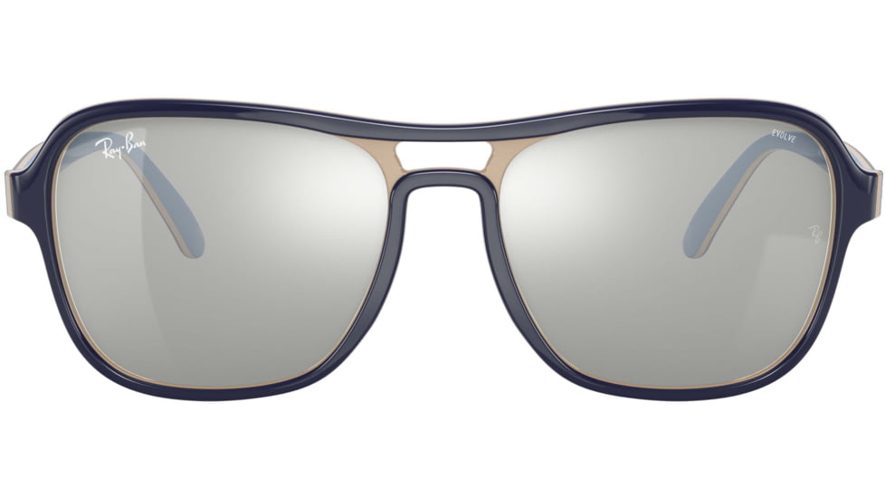 Ray-Ban STATE SIDE RB4356 Sunglasses 6546W3-58 - , Photo grey mirror grey Lenses