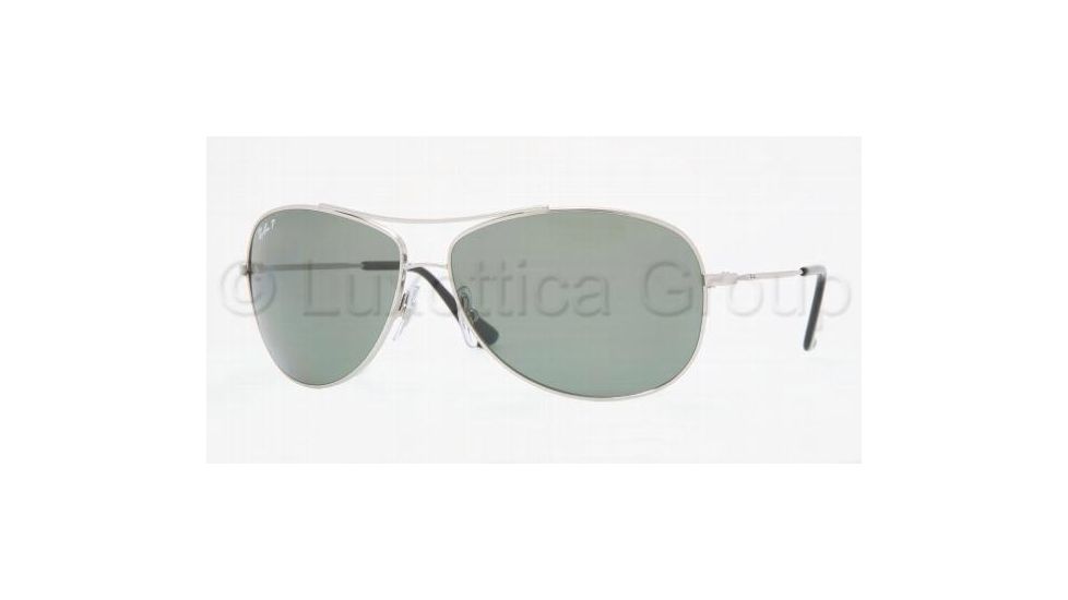 Ray-Ban Sunglasses RB3293 003/9A-6313 - Silver Polarized Green