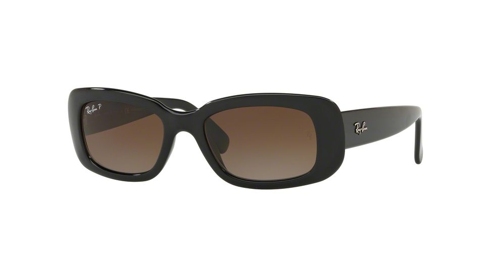 Ray-Ban Sunglasses RB4122 601/T5-50 - Black Frame, Grey Gradient Brown Polar Lenses