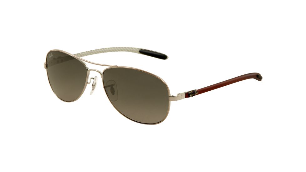 Ray-Ban Bifocal Sunglasses RB8301 with Lined Bi-Focal Rx Prescription Lenses RB8301-130-71-5914 - Lens Diameter 59 mm, Frame Color Shiny Gunmetal