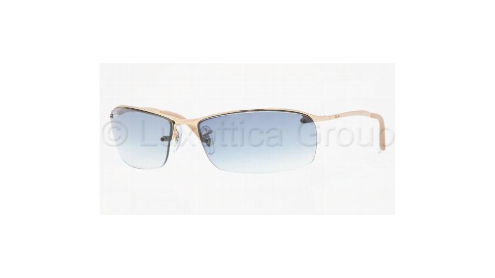 Ray-Ban Top Bar Sunglasses RB3183 001/7B-6315 - Arista Blue Mirror Silver Gradient