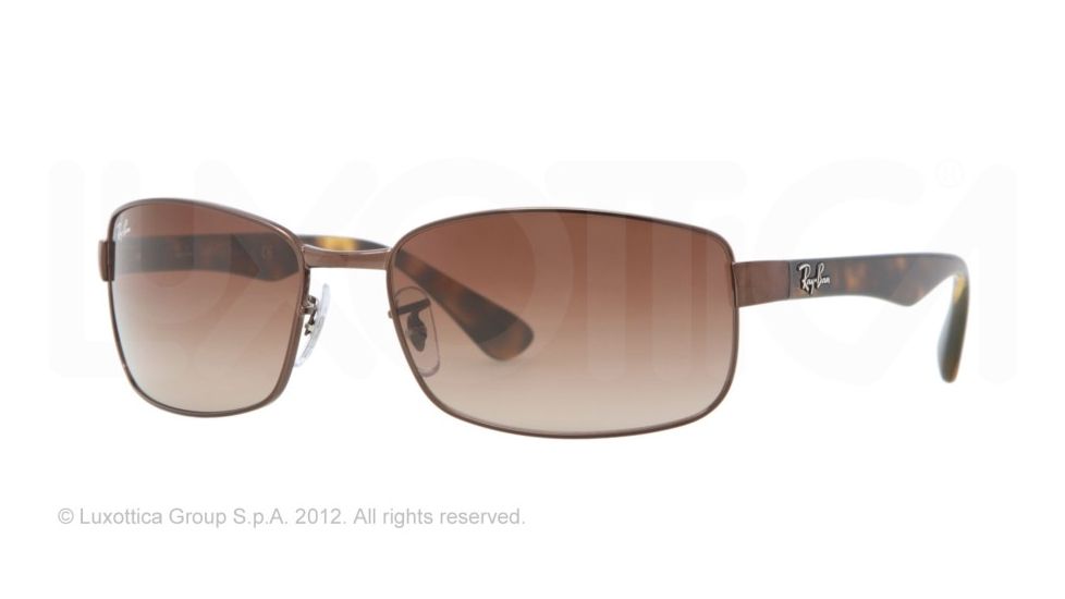 Ray-Ban RB3478 Progressive Prescription Sunglasses RB3478-014-51-60 - Lens Diameter 60 mm, Lens Diameter 60 mm, Frame Color Brown