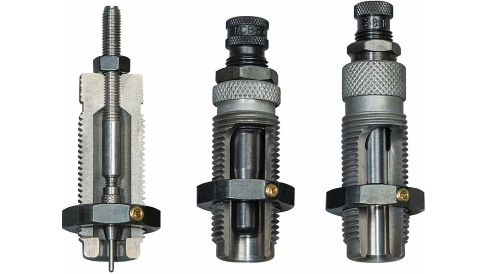 RCBS Group B 3-Die Carb Taper Crimp Set, .380 Auto, Black, 20415