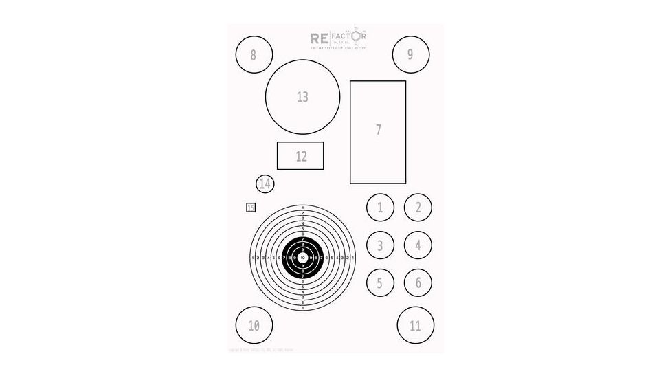 RE Factor Tactical Essentials Shooter Target RFTGTES