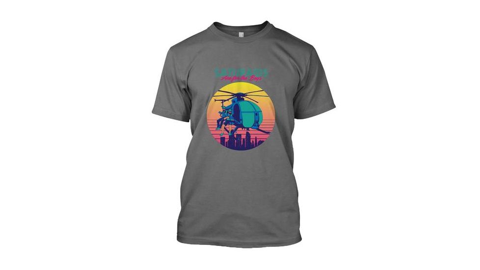 RE Factor Tactical Mens SatuRAIDS T-Shirt, Grey, Small RFTSSBSM