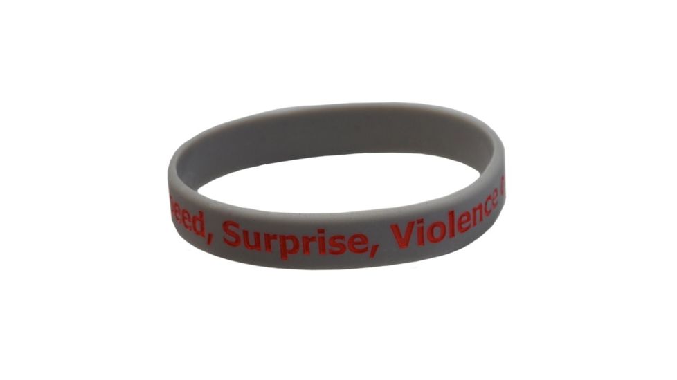 RE Factor Tactical Reminder Band - Speed, Surprise, Violence of Action, Black RFRBSSV