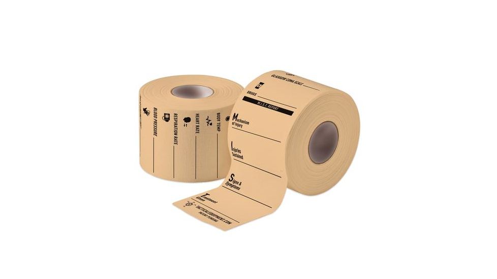 RE Factor Tactical Trauma Tape, 2in. 10-yard - Military Edition, Tan RFTTM