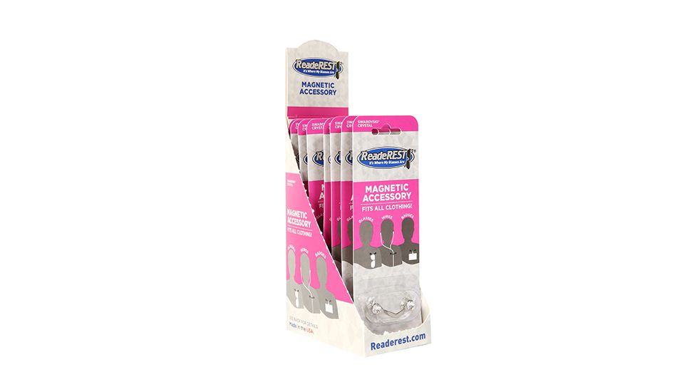 ReadeREST Magnetic Glasses Holder, 8 Pack, Crystals, RRE-11364