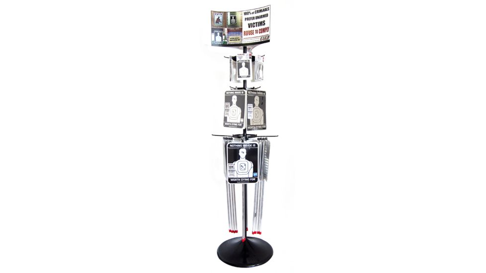 Ready To Defend RTD86 Spinner POP Display W/86 Pieces Of Product B/W