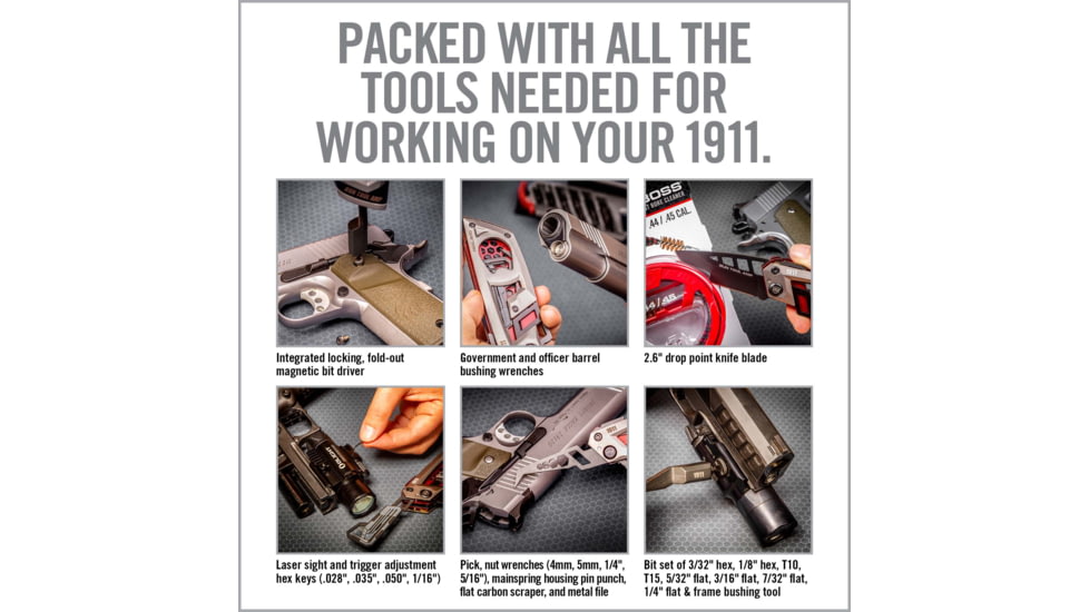 Real Avid 1911 Gun Tool AMP Multi-Tool, AVGTAMP-1911