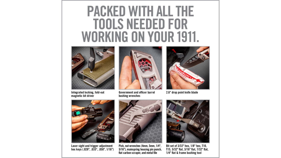 Real Avid 1911 Gun Tool AMP Multi-Tool, AVGTAMP-1911