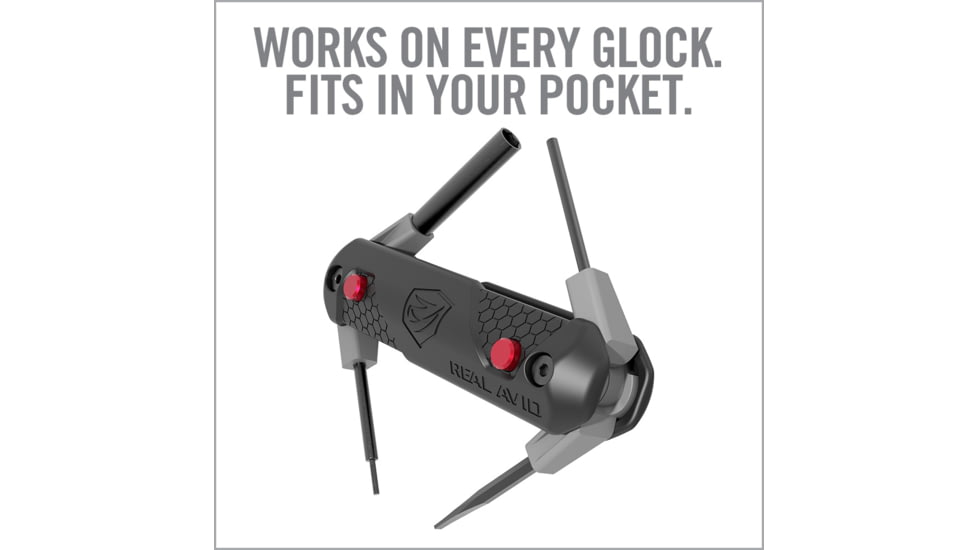 Real Avid 4-In-1 Tool For Glock, AVGLOCK41