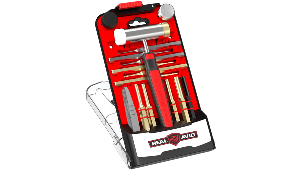 Real Avid Accu-Punch Hammer &amp; Pin Punch Set, Brass, AVHPS-B