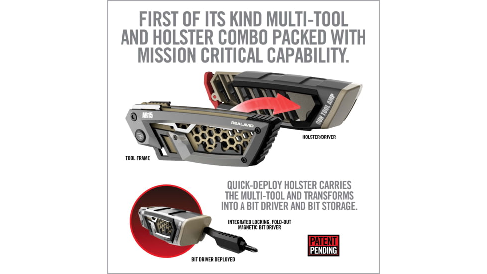 Real Avid AR15 Gun Tool AMP Multi-Tool, AVGTAMP-AR