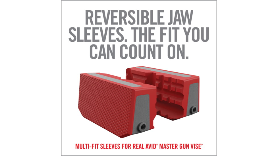 Real Avid Smart Jaws Multi-fit Sleeves, Red, Medium, AVSFJMF