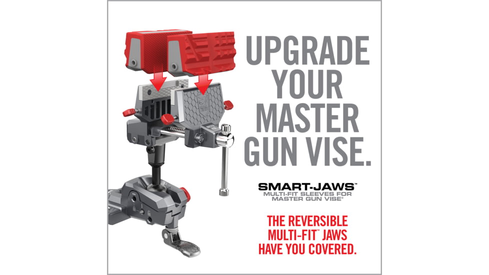 Real Avid Smart Jaws Multi-fit Sleeves, Red, Medium, AVSFJMF