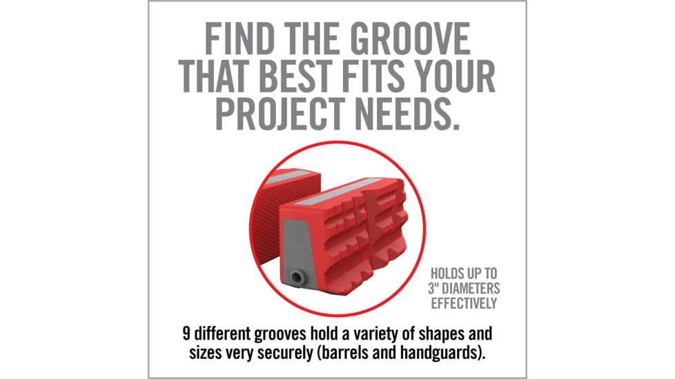 Real Avid Smart Jaws Multi-fit Sleeves, Red, Medium, AVSFJMF