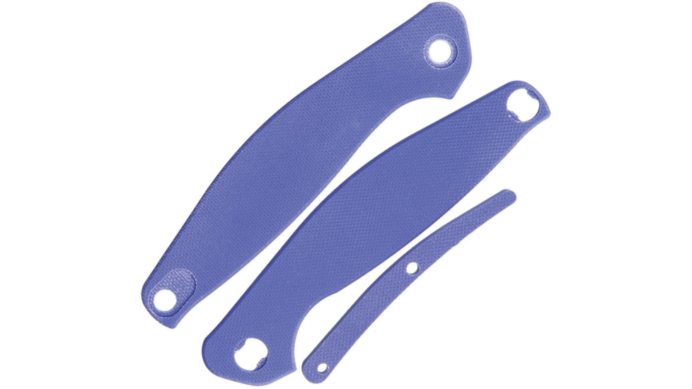 Real Steel E771 G10 Handle Set Blue, G10, Blue, Two Handle SlABS And Backspacer, Blue, 1124-BL