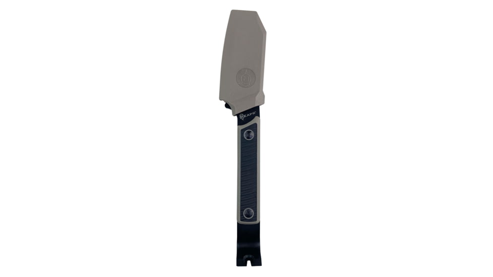 Reapr Versa Tac Pry Bar Fixed Blade Knife, 4in, 3Cr13 Stainless Steel, Black, Black, CTLR-024-TAN-RPR