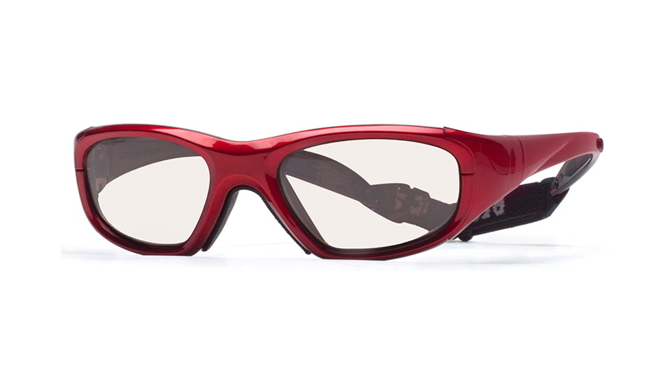 Rec Specs MX-20Protective Eyewear Crimson Frame,Clear Lens, Unisex MX-20CMBK4817125C