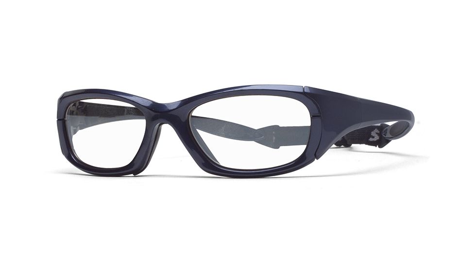 Rec Specs MX-30 Protective Eyewear Shiny Navy Blue Frame,Clear Lens, Unisex MX-30SHNB5520130C