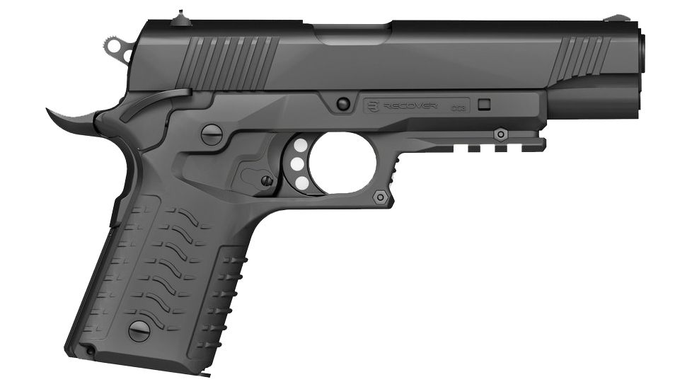Recover Tactical CC3H 1911 Grip and Rail System, Black, CC3HB