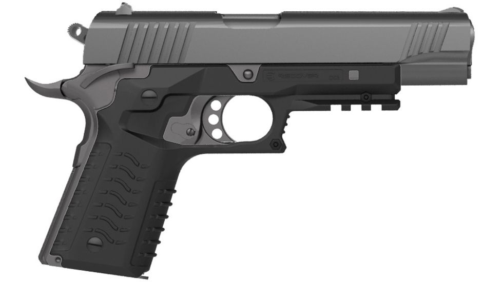 Recover Tactical CC3H 1911 Grip and Rail System, Black, CC3HB