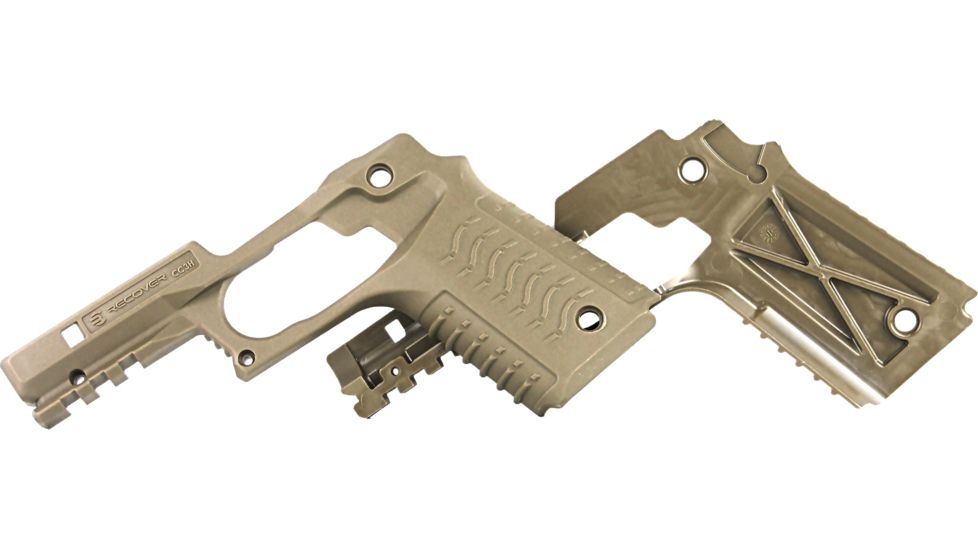 Recover Tactical CC3H 1911 Grip and Rail System, Tan, CC3H-02