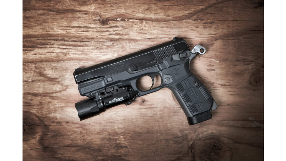 Recover Tactical HPC Grip and Rail System for the Browning and FN Hi Power, Phantom Grey, HPC-04
