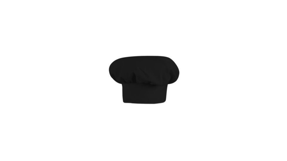 Red Kap Chef Hat, Unisex, HP60BK, RGL HP60BKRGL