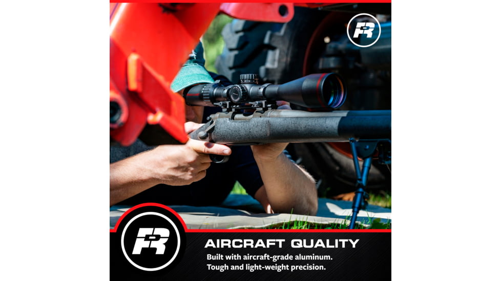 Red-Line Optics F4U Corsair Rifle Scope, 5-30x56mm, Hard Anodized, Matte Black, RL-0001-F4UC